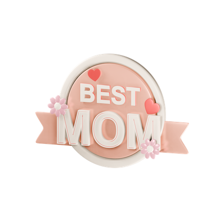 Best mom  3D Icon