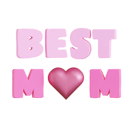 Best Mom  3D Icon