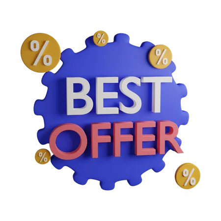 Best Offer 3 D Icon Contains PNG BLEND GLTF And OBJ Files 3D Icon