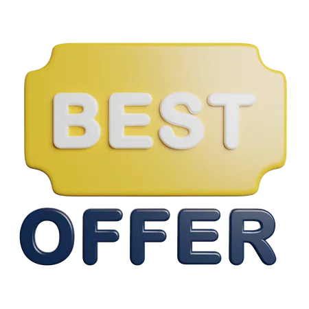 Best Offer Sale 3D Icon