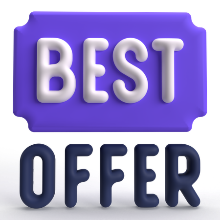 Best Offer  3D Icon