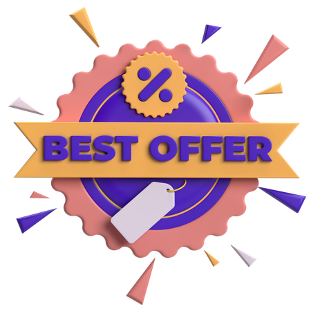 Best Offer Badge  3D Icon