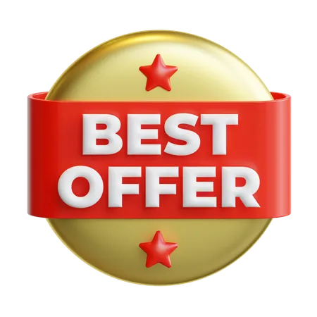 Best Offer Badge  3D Icon