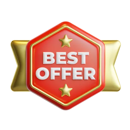 Best Offer Badge  3D Icon