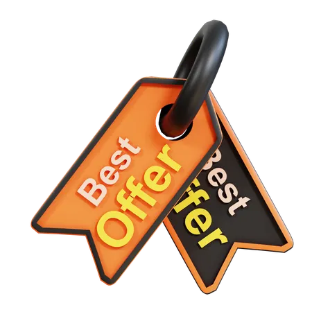 Best Offer Tag  3D Icon