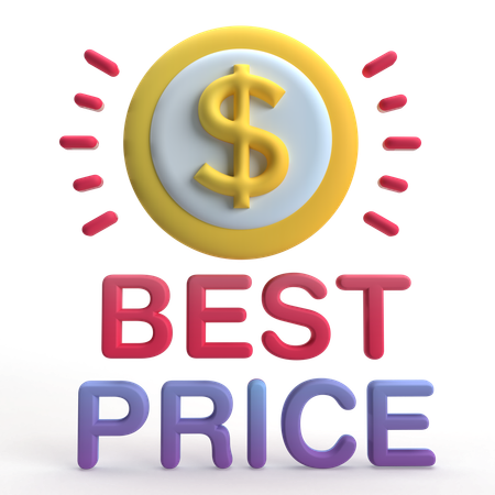 Best Price  3D Icon