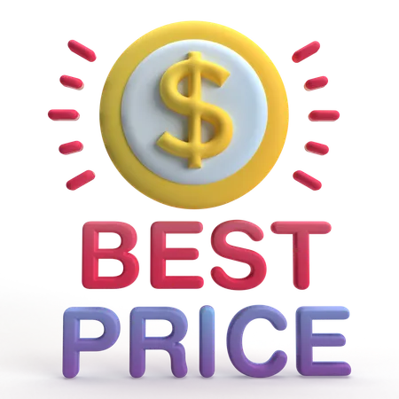 Best Price  3D Icon