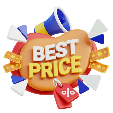 Best Price Announcement  3D Icon