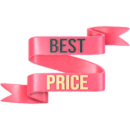 Best Price Ribbon  3D Icon