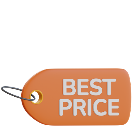 Best Price Tag  3D Icon