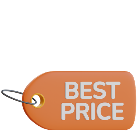 Best Price Tag 3D Icon