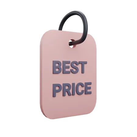 Best Price tag 3D Icon
