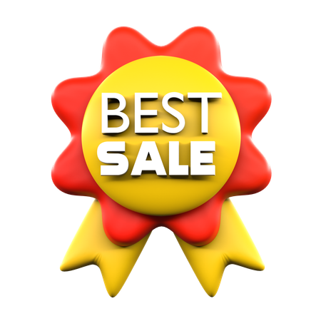 Best sale badge  3D Icon