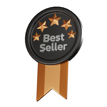 Best Seller Badge  3D Icon