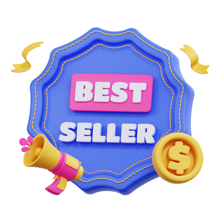 Best Seller Badge  3D Icon