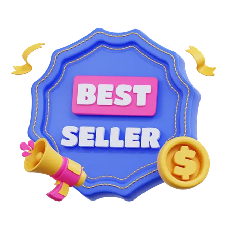 Best Seller Badge  3D Icon