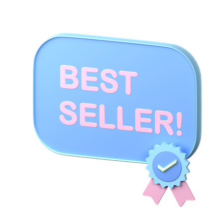 Best Seller Badge  3D Icon