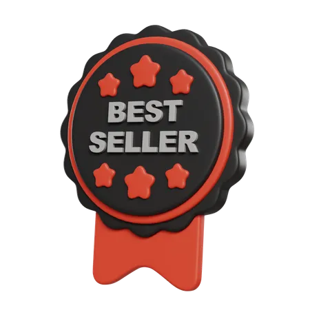 Best Seller Badge  3D Icon