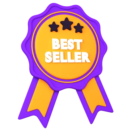 Best Seller Badge  3D Icon