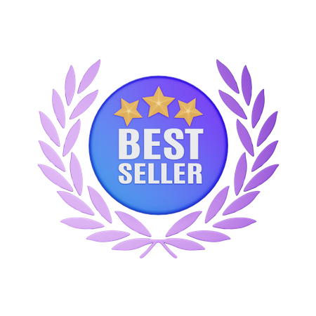 Best Seller Badge  3D Icon