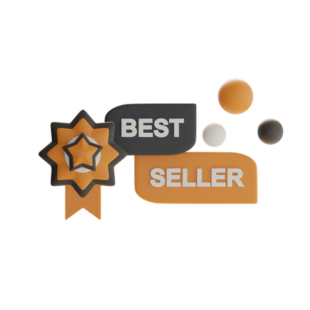 Best Seller Badge  3D Icon