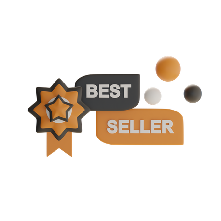 Best Seller Badge  3D Icon