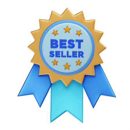 Best Seller Badge  3D Illustration