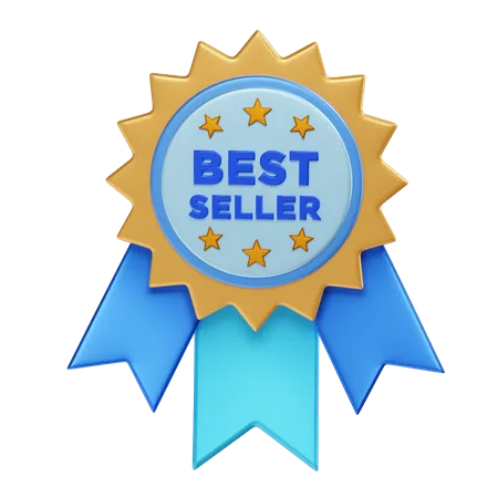 Best Seller Badge  3D Illustration