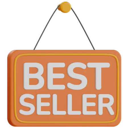 Best Seller Sign  3D Icon