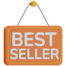 graphics of best seller sign