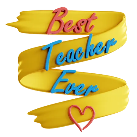 Best Teacher  3D Icon