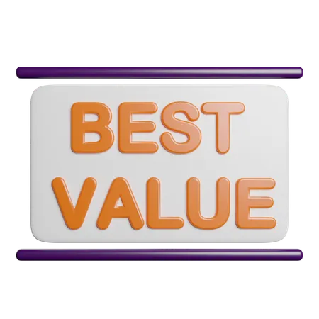 Best Value Price 3D Icon