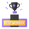 3d best job logo
