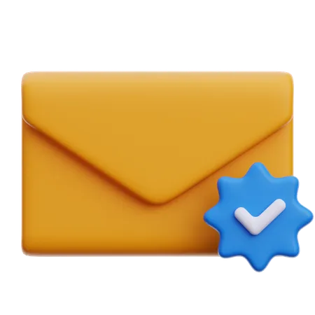 Bestätigungs-E-Mail  3D Icon