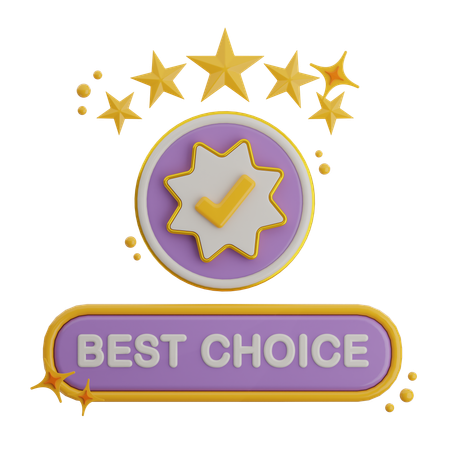 Beste Wahl  3D Icon