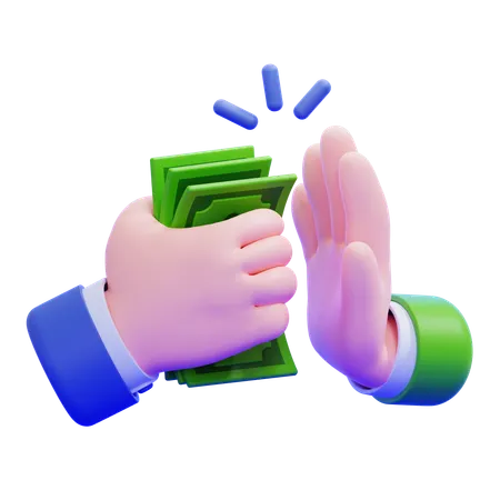 Korruptionsprävention  3D Icon