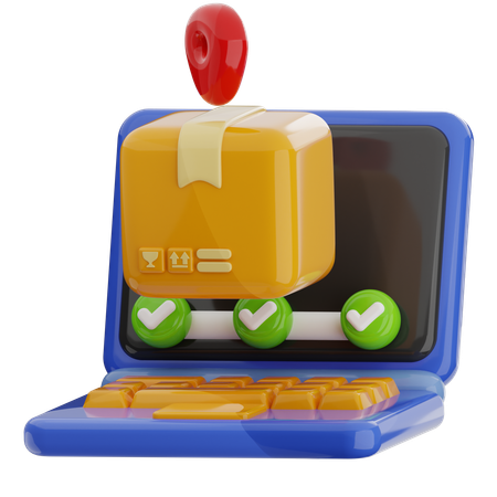 Sendungsverfolgung  3D Icon