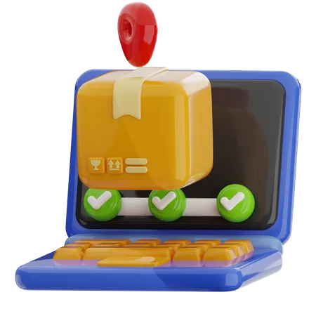 Sendungsverfolgung  3D Icon