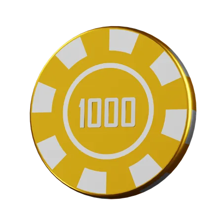 Bet 1 K  3D Icon