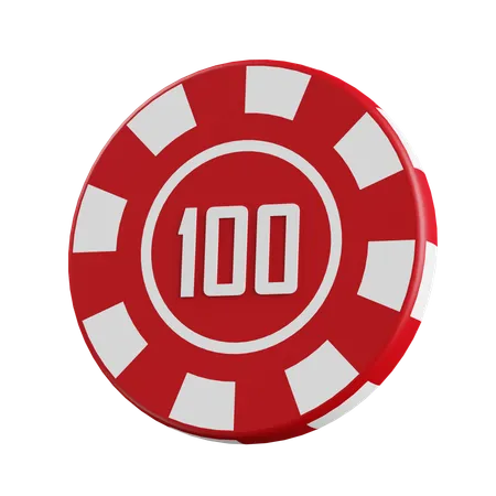 Bet 100  3D Icon