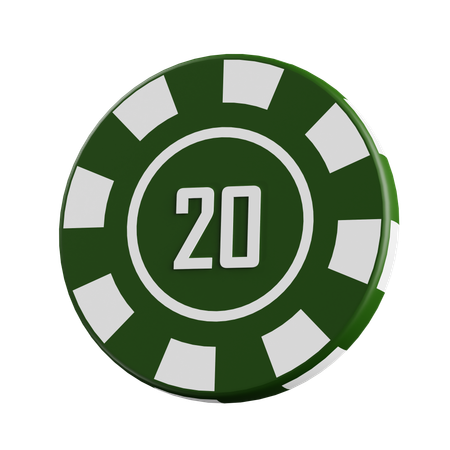 Bet 20  3D Icon