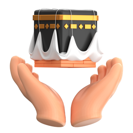 Beten Kaaba  3D Icon