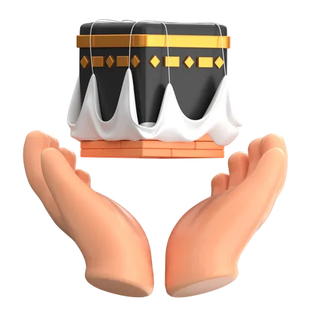 Beten Kaaba  3D Icon