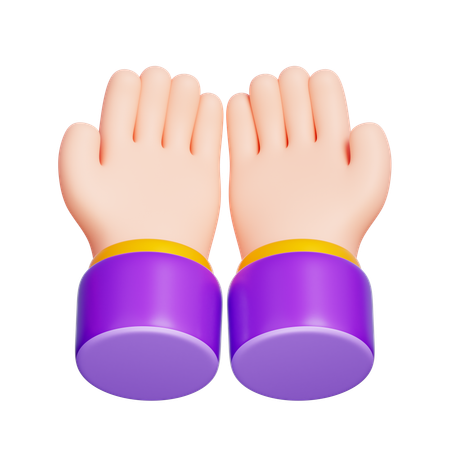 Betende Hand  3D Icon