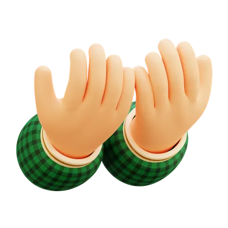 Betende Hand  3D Icon