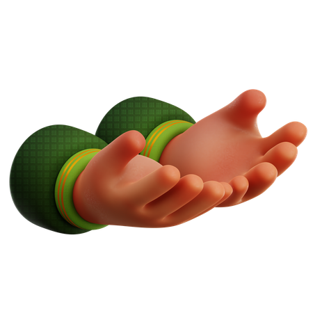 Betende Hand  3D Icon