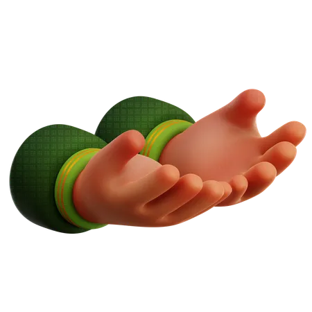 Betende Hand  3D Icon