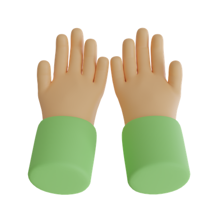 Betende Hand  3D Icon