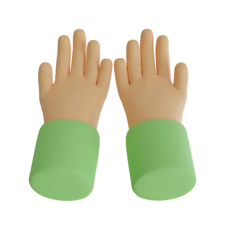 Betende Hand  3D Icon