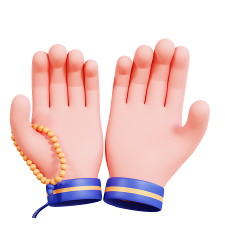 Betende Hand  3D Icon